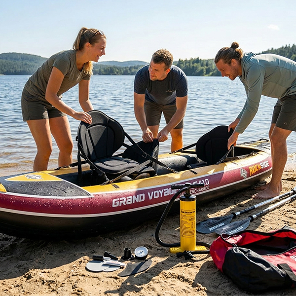 Rockside Grand Voyager Supercharged 3-seater Inflatable Kayak